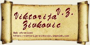 Viktorija Živković vizit kartica